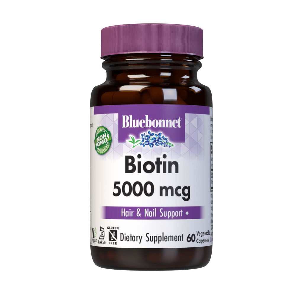 Bluebonnet Nutrition Biotin 5000 Mcg 60 Caps