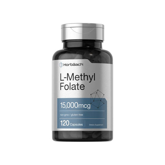 Horbäach L-Methylfolate 15000mcg | 120 Capsules