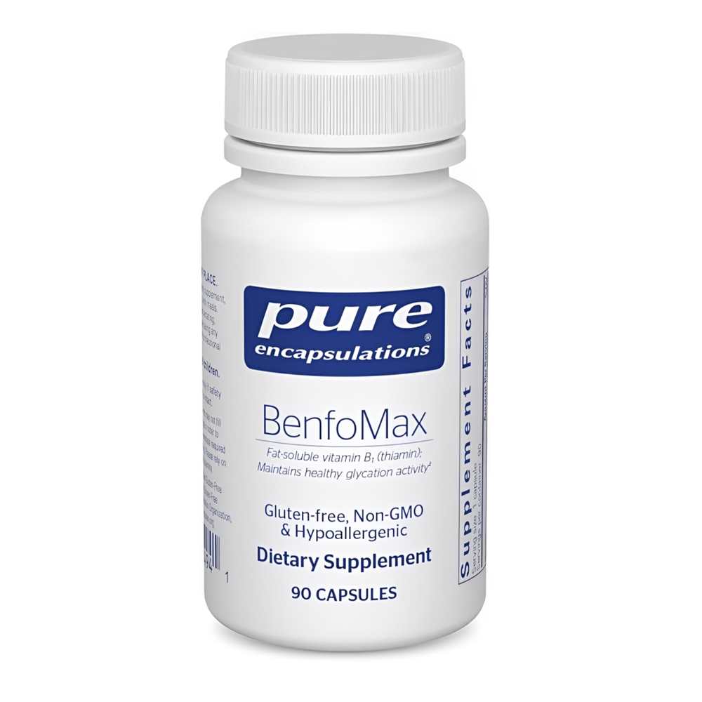 Pure Encapsulations Benfo Max – Fat-Soluble Vitamin B1 – Supports Healthy Glycation – 90 Capsules