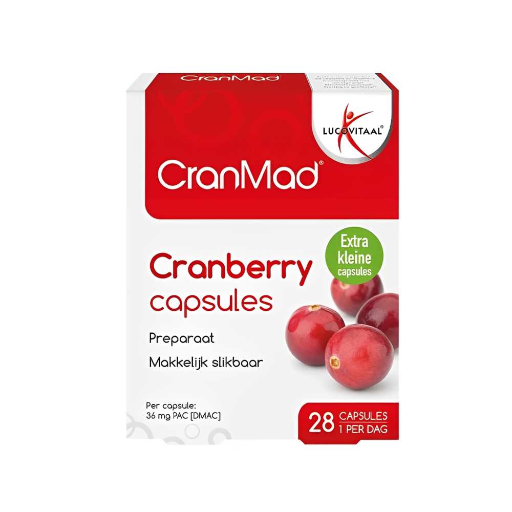 Cran Mad Extra Small Cranberry Capsules – Easy to Swallow, 36mg per Capsule, 28 Capsules