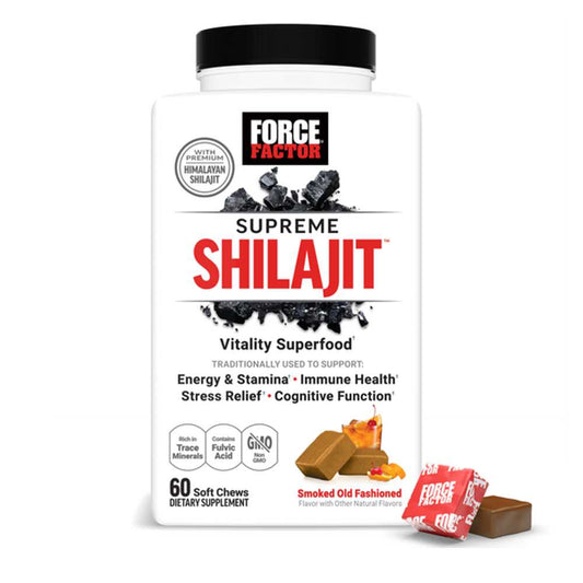 Force Factor Supreme Shilajit – 60 Soft Chews