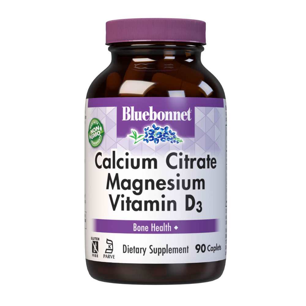 Bluebonnet Nutrition Calcium Citrate Magnesium & Vitamin D3 90 Caplets