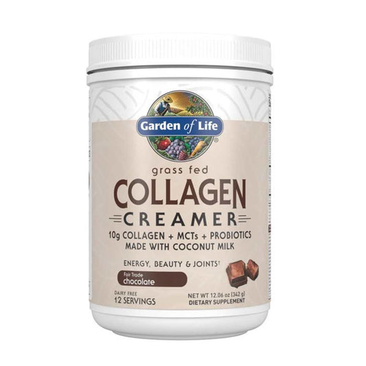 Garden of Life Grass Fed Collagen Creamer Powder - Chocolate 342g