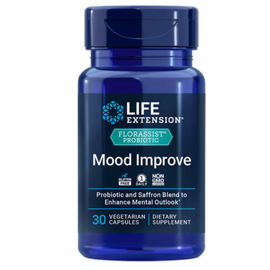 Life Extension Florassist® Probiotic Mood Improve – 30 Vegetarian Capsules