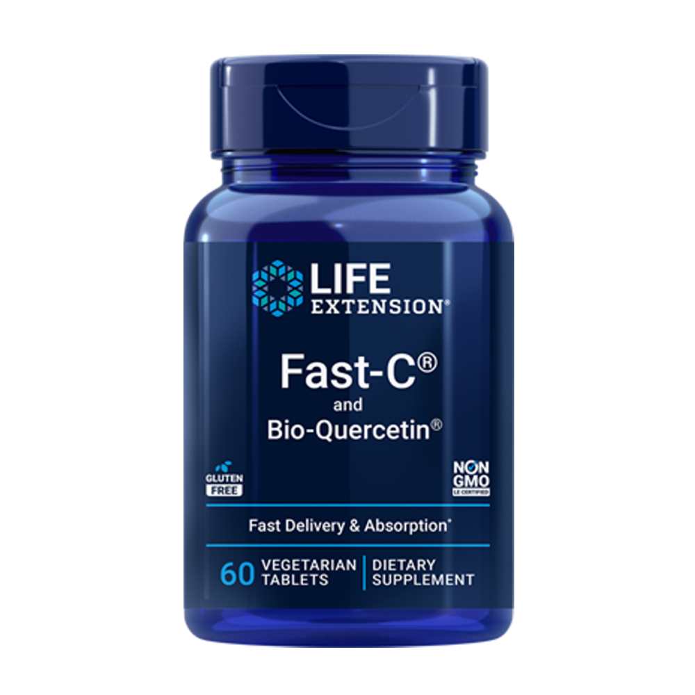 Life Extension Fast-C® and Bio-Quercetin® 60 Vegetarian Tablets