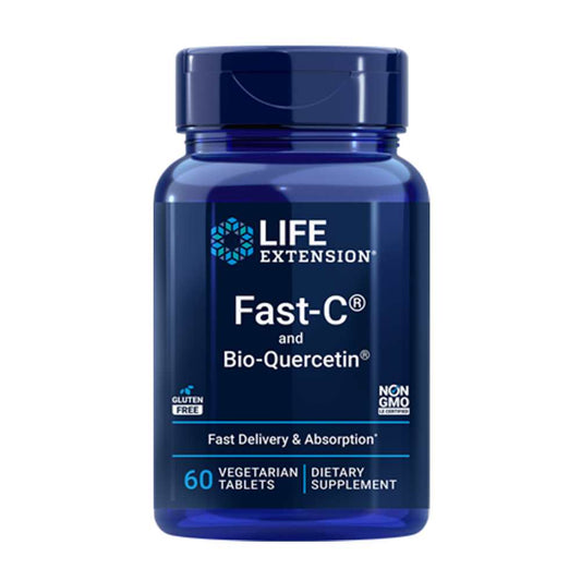 Life Extension Fast-C® and Bio-Quercetin® 60 Vegetarian Tablets
