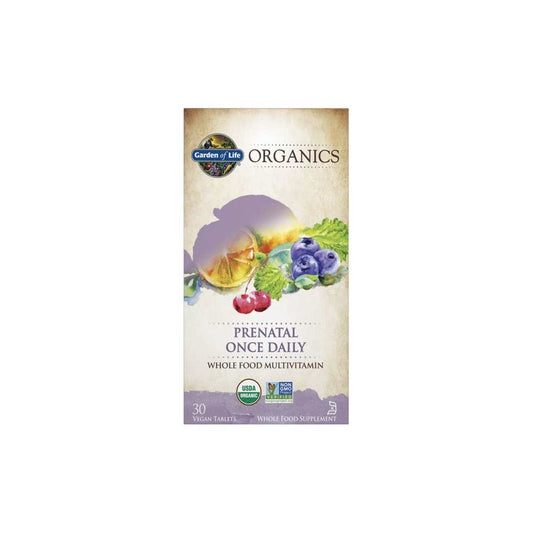 Garden of Life Organics Prenatal Once Daily 30 Tablets