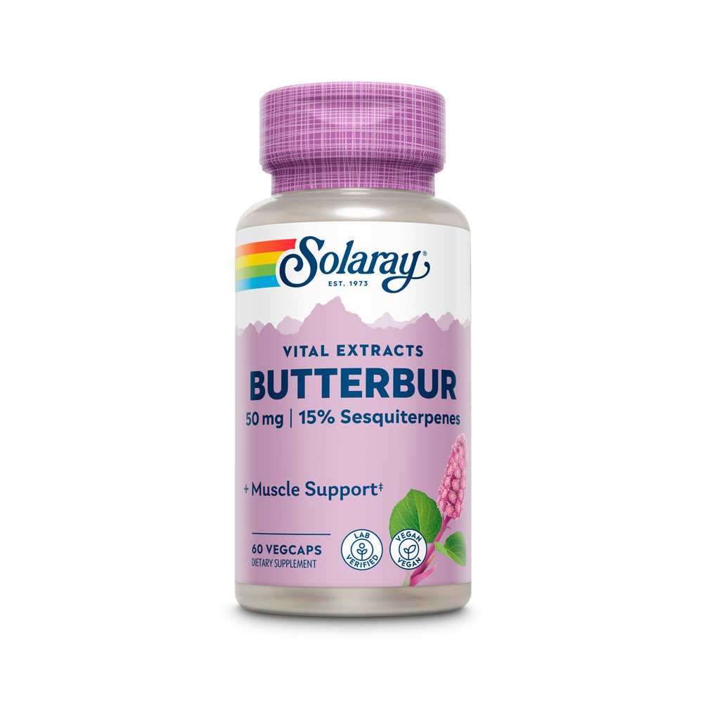 Solaray Butterbur Root Extract 50mg 60 Caps