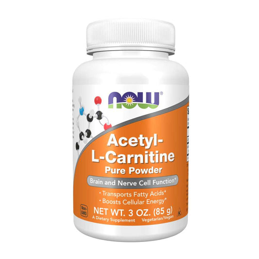 Now Foods Acetyl-L-Carnitine Pure Powder – Brain & Nerve Support – 85g