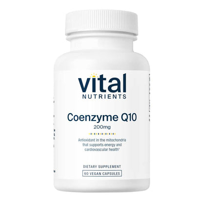 Vital Nutrients Co Enzyme Q10 200mg 60 Caps