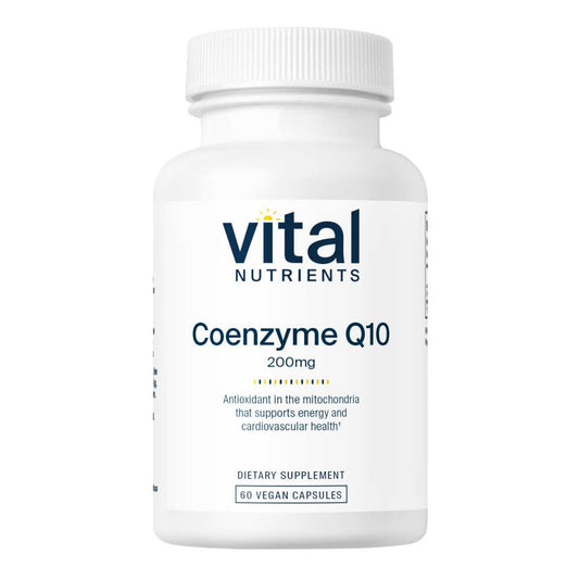 Vital Nutrients Co Enzyme Q10 200mg 60 Caps