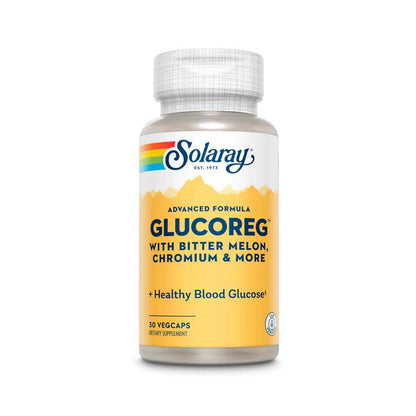 Solaray Gluco Reg, Blood Glucose Support 30 Caps