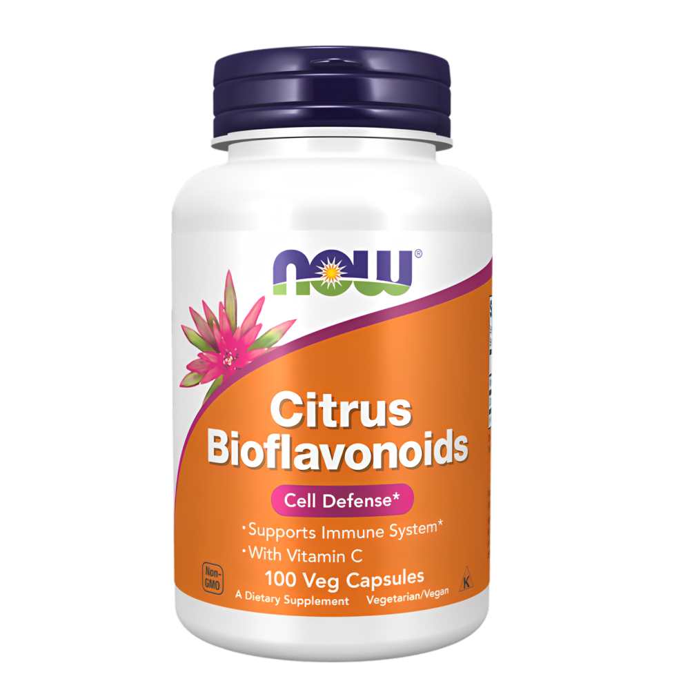 Now Foods Citrus Bioflavonoids – with Vitamin C – Immune Support & Cell Defense – 100 Veg Capsules