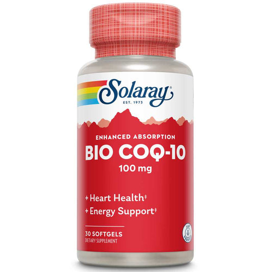 Solaray Bio Co Q-10 100mg 30 Softgels