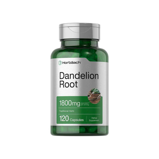 Horbäach Dandelion Root 1800mg per Serving | 120 Capsules