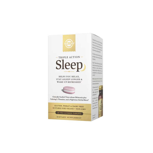 Solgar Triple Action Sleep Tri-Layer 30 Tablets