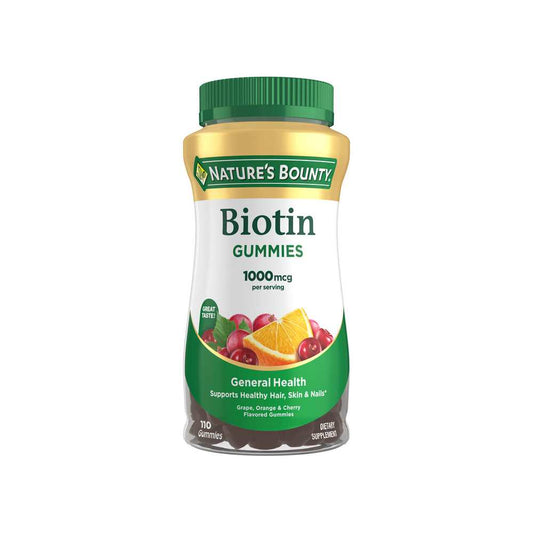 Nature's Bounty Biotin 1,000 Mcg, 110 Gummies