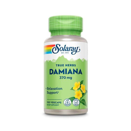 Solaray Damiana Leaf 370mg 100 Caps