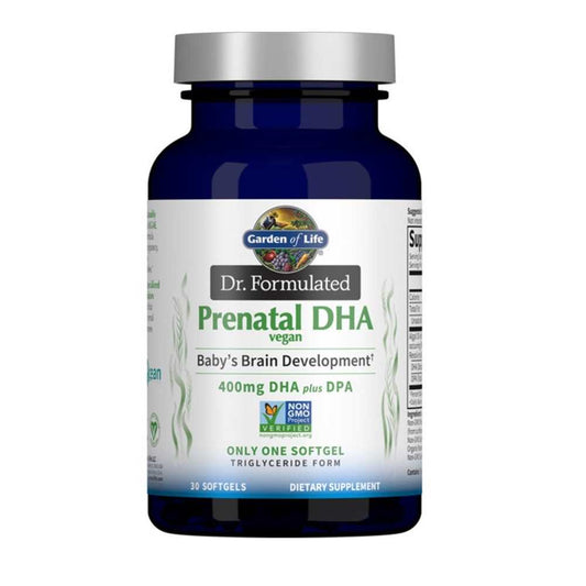 Garden of Life Dr. Formulated Prenatal Dha Vegan 30 Softgels