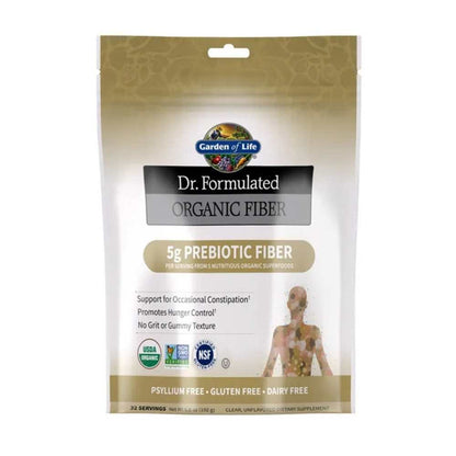 Garden of Life Dr. Formulated Organic Fiber Unflavored 6.8oz (192g) Powder