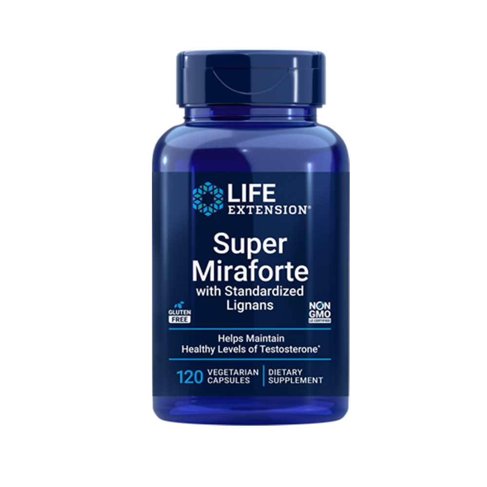 Life Extension Super Miraforte with Standardized Lignans 120 Vegetarian Capsules