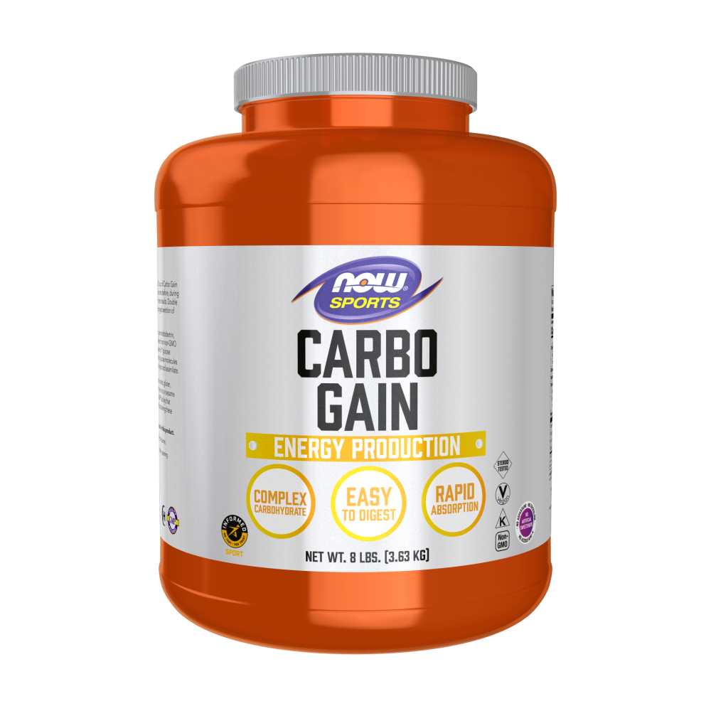 Now Sports Carbo Gain Powder – Complex Carbohydrate Fuel – 3.63kg