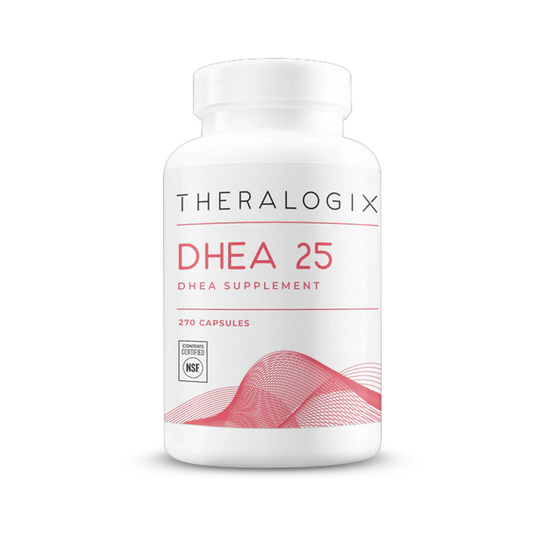 DHEA 25 By Theralogix - 270 Capsules | Dehydroepiandrosterone Supplement