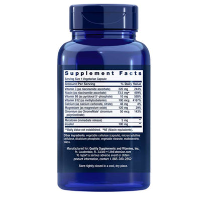 Life Extension Quiet Sleep Melatonin 5 Mg, 60 Vegetarian Capsules