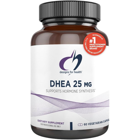 DHEA 25MG By Designs For Health - Supports Hormone Synthesis