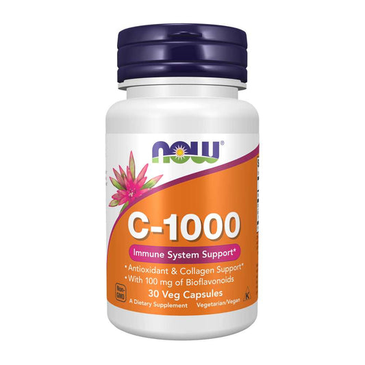 Now Foods C-1000 – Immune & Antioxidant Support with Bioflavonoids – 30 Veg Capsules