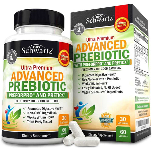 Bio Schwartz Advanced Prebiotic – 60 Capsules