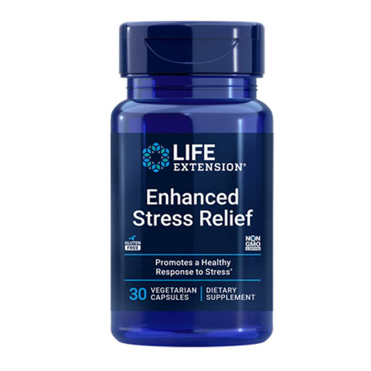 Life Extension Enhanced Stress Relief – 30 Vegetarian Capsules