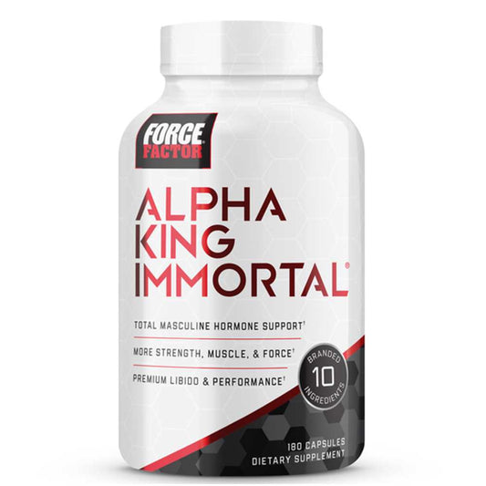Force Factor Alpha King Immortal – 180 Capsules