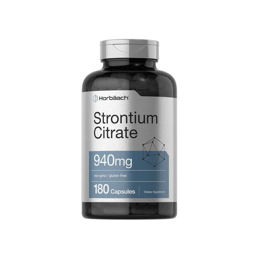 Horbäach Strontium Citrate 940mg | 180 Capsules