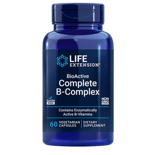 Life Extension Bio Active Complete B-Complex – 60 Vegetarian Capsules