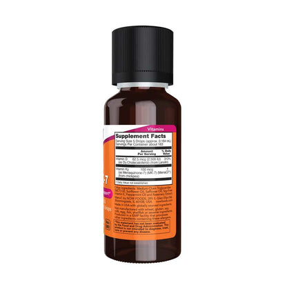 Now Foods Liquid D-3 & Mk-7 – Vitamin D3 2,500 Iu with K2 100 Mcg – Mint Flavor – 30 M L Dropper