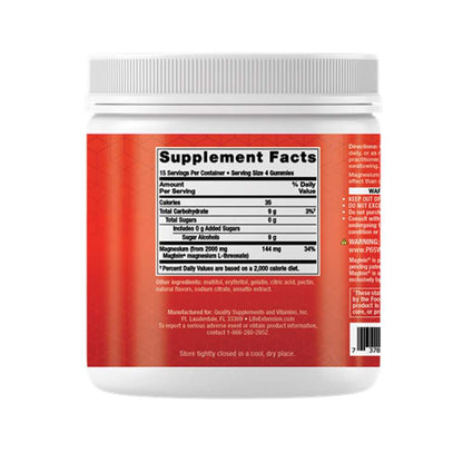 Life Extension Gummy Science™ Neuro-Mag® Magnesium L-Threonate (orange) – 60 Gummies