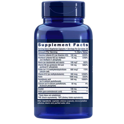 Life Extension Bio Active Complete B-Complex – 60 Vegetarian Capsules