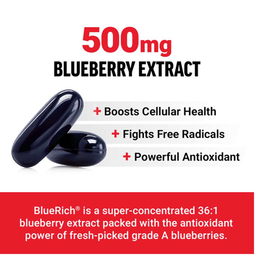 Force Factor Blueberry Concentrate – 90 Softgels