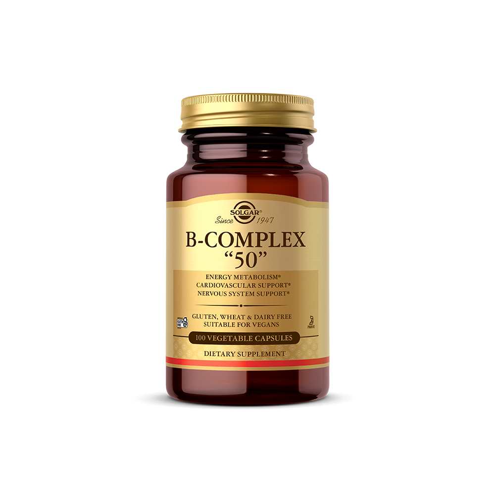 Solgar B-Complex “50” 100 Vegetable Capsules