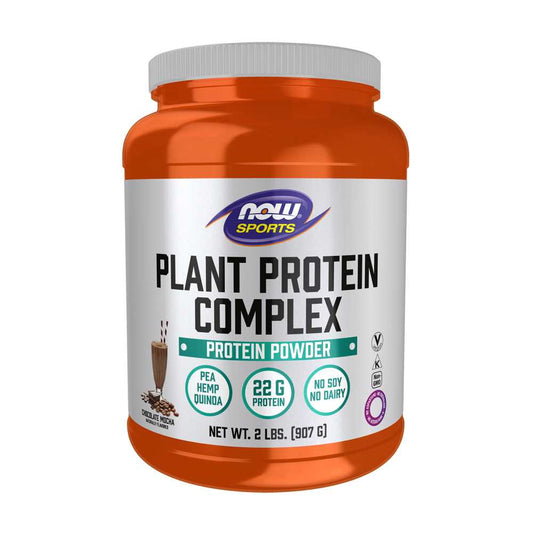 Now Sports Plant Protein Complex, Chocolate Mocha Powder – Vegan Protein Blend – 907g