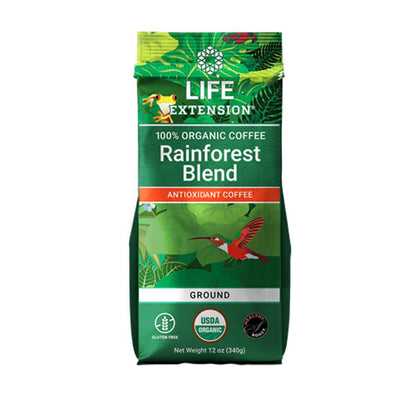 Life Extension Rainforest Blend Ground Coffee 340g