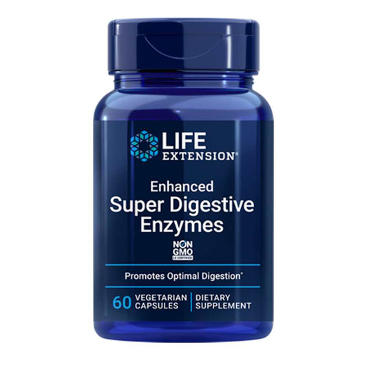 Life Extension Enhanced Super Digestive Enzymes – 60 Vegetarian Capsules