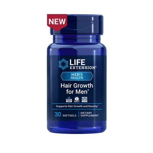 Life Extension Hair Growth for Men – 30 Softgels