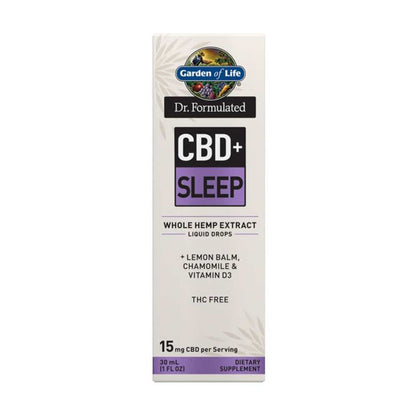 Garden of Life Dr. Formulated Cbd+ Sleep 1 Fl Oz (30ml) Liquid
