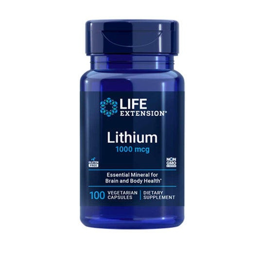 Life Extension Lithium 1000 Mcg, 100 Capsules
