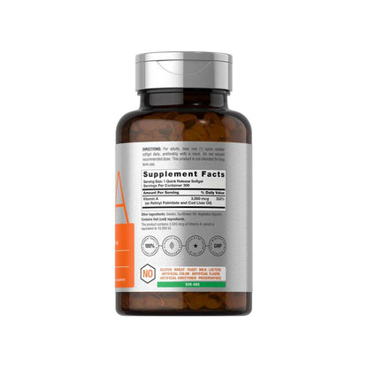 Horbäach Vitamin a 10000 Iu | 300 Softgels