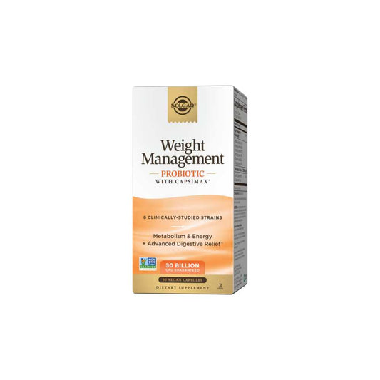 Solgar Weight Management Probiotic with Capsimax® 30 Vegan Capsules
