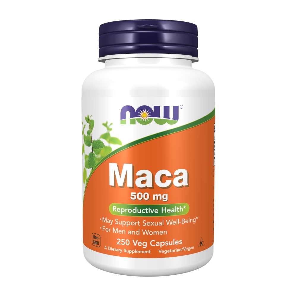 Now Foods Maca 500 Mg – Reproductive Health & Vitality – 100 Veg Capsules