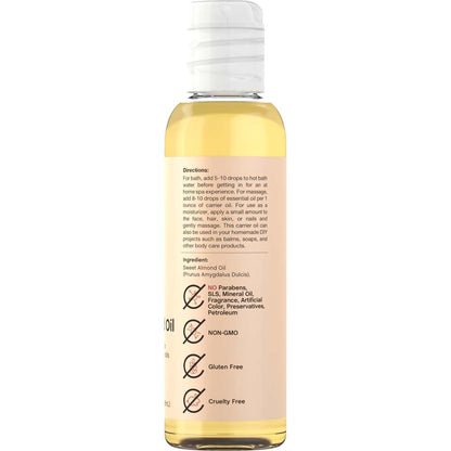 Horbäach Sweet Almond Oil | 4oz Liquid
